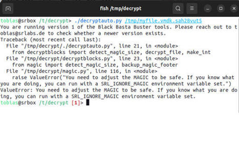 Un déchiffreur créé grâce à une faille dans le ransomware Black Basta …