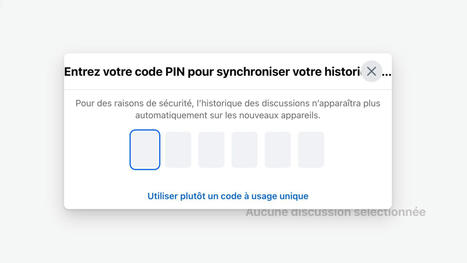Code PIN Messenger : ça change quoi ?