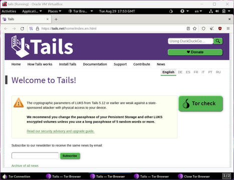 Obsédé par la protection de votre vie privée ? Mettez Tails sur une clé USB et sécurisez la plupart des ordinateurs …