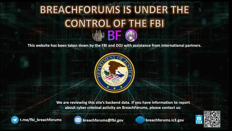 BreachForums, l’immense marché aux données personnelles volées, a été mis à genou par le FBI …