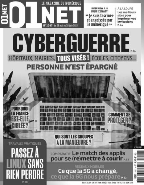 Fin de partie pour 01Net magazine, placé en liquidation judiciaire …