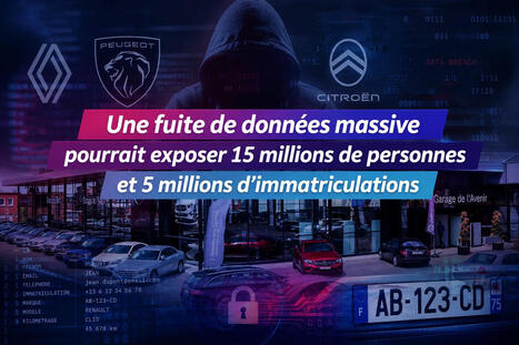 Plus de 15 millions de personnes apparaîtraient dans une fuite de données touchant le secteur automobile …